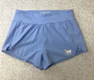 GOAT USA Womens Athletic‎ Shorts Carolina Blue Chuck the Goat Logo Medium NWT thumbnail 1