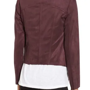 ✨ KUT FROM THE KLOTH Tayanita Faux Suede Jacket In Burgundy✨ thumbnail 5