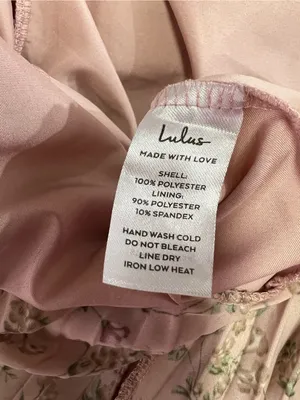 Lulus Cascading Crush Pink Floral Print Tiered Bustier Midi Dress size M thumbnail 13