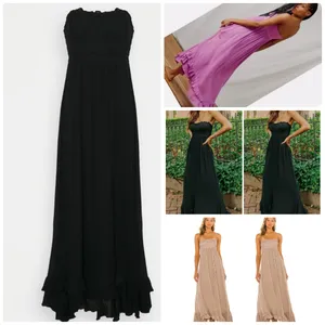 FREE PEOPLEAdella Corset Maxi Dress In Black Size S thumbnail 8