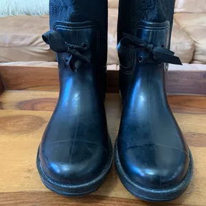 STUART WEITZMAN Tall Black Rain Boots thumbnail 8