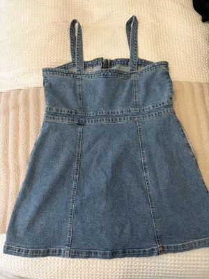 Wild Fable Two Tone Blue Denim Mini Dress thumbnail 2