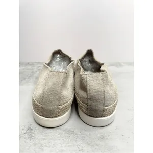 Donald Pliner Size 6.5 Tan Suede Espadrille Flats Casual Slip On‎ Shoes thumbnail 6