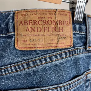 Abercrombie & Fitch Vintage Straight Leg Medium Wash Blue‎ Jeans 6R 100% Cotton thumbnail 5