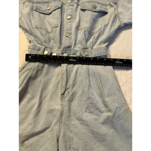 MABLE denim romper Size M Blue Size M thumbnail 6