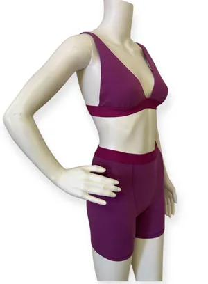 No Boundaries Women's Purple Intimate Set thumbnail 3