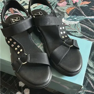 Dirty Laundry Black Studded Sandals thumbnail 4