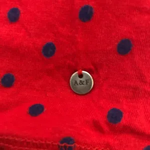 Abercrombie & Fitch Womens Red Polka Dot SleevelessTank Size M thumbnail 5