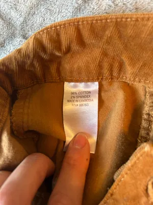 Corduroy Mini Skirt Orange Size 30 thumbnail 4