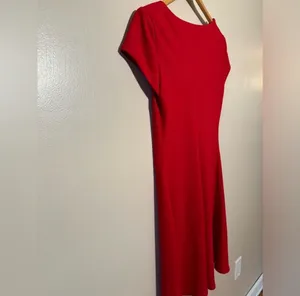CLEARANCE! Red Vintage Fashion Bug A-Line Dress Size 12 EUC thumbnail 4