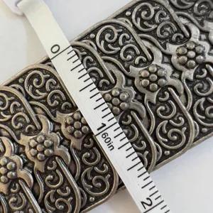 Vintage Metallic Belt NWOT Gray thumbnail 10