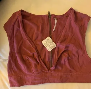 Free People Cropped Deep V Bralette Top (NWT!) thumbnail 4