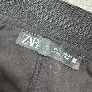 Zara black dress pants‎ size large thumbnail 6