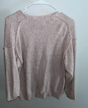 V Neck Button Up Sweater Size XS thumbnail 3