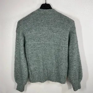 ASTR‎ The Label Sage Green Wrap Knit Sweater Womens Size Large Cozy Textured Top thumbnail 2