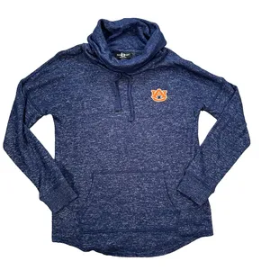 Auburn Tigers Boxercraft Cowl Neck Pullover Women's Small Logo Kangaroo Pocket thumbnail 1