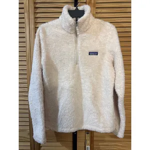 Patagonia® Worn Wear Los Gatos 1/4-Zip Jacket Coat Women's Medium White thumbnail 2