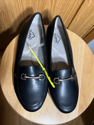 Cliffs by WHITE MOUNTAIN Black Faux Leather Bit Loafers thumbnail 7