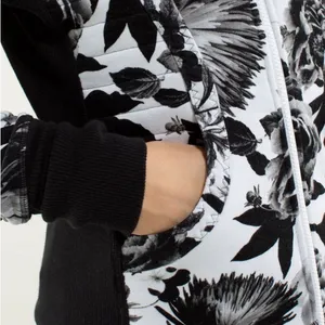 Lululemon Calm & Cozy Jacket Brisk Bloom Black White / White / Black Size 8 thumbnail 5