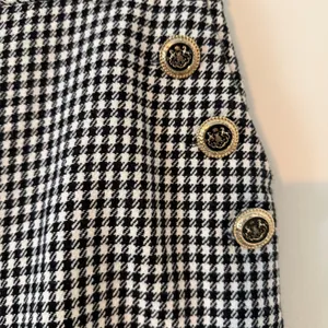 Zara Houndstooth High Waisted Sailor Style Shorts Old Money Quiet Luxury Sz Med‎ thumbnail 3