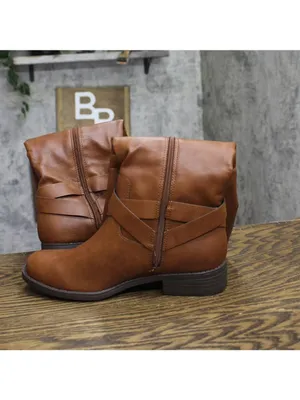 NEW Style & Co. Margoo Riding Boots Faux Leather 10021524100 Acorn Brown 6.5M thumbnail 13