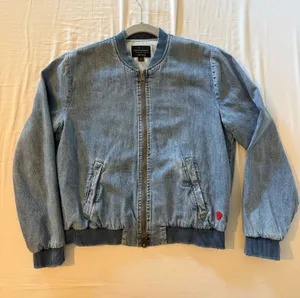 Lucky Brand Bomber Denim Jacket thumbnail 1