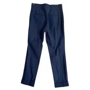 Ann Taylor Eva High Rise Ankle Pants Sz 2 Navy Blue Cuffed Dress Trouser Work thumbnail 3