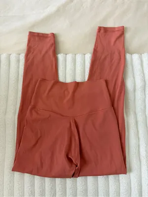 aerie High-Waist V-Front Leggings — Rust thumbnail 4