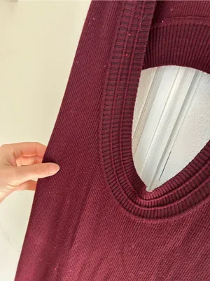 ☀️3/25 Free People Intimately Free All About Slip Knit Ribbed Dress large no bra thumbnail 4