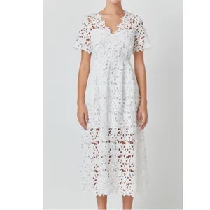 Endless Rose: Allover Lace Midi Dress Endless Rose Medium thumbnail 5
