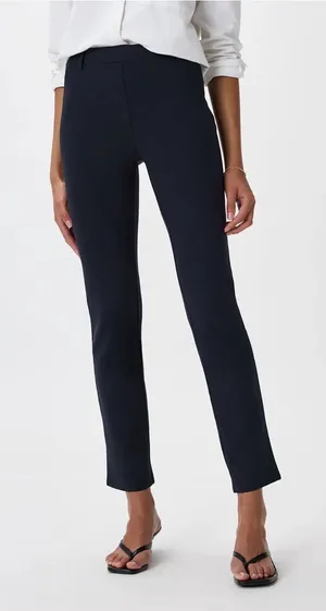 Quince Ultra Stretch Ponte Straight Leg 4 Pocket Women's Pants Med NWT thumbnail 1