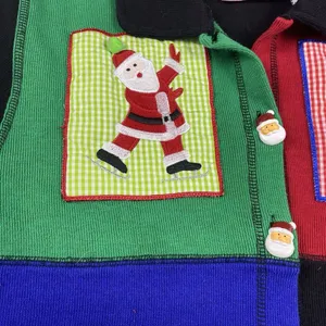 Onque Casuals Women's Christmas Cardigan Sweater Size Small Tree Santa‎ thumbnail 4