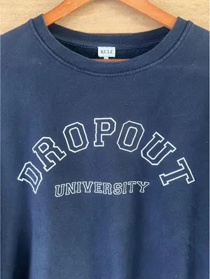KULE Organic Cotton Raleigh Dropout University Crewneck Sweatshirt Women’s Large thumbnail 5