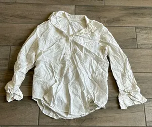 Gap lurex white shirt thumbnail 1