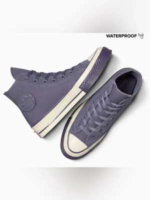 Converse Chuck 70 Gore-Tex Waterproof Boots Sneakers High Top 6.5 Purple Chic thumbnail 4
