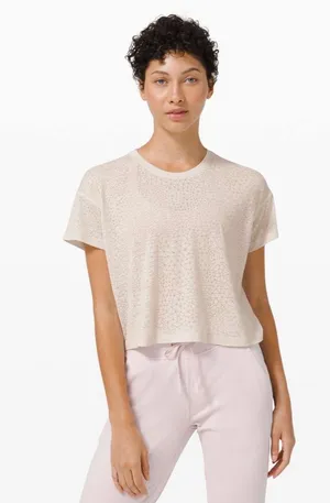 Lululemon Cates Tee *Veil Dune 6 thumbnail 5