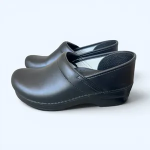 Dansko Professional Black Leather Clogs Womens EU 38 US 8 Comfort Shoes thumbnail 12