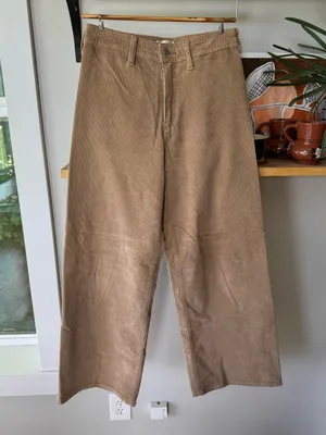Universal Thread Sailor Wide Leg Corduroy Pants in Tan Size 4 thumbnail 12