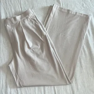 Vuori Elevation Trouser Wide Leg Pants Heathered off white Size Large thumbnail 11