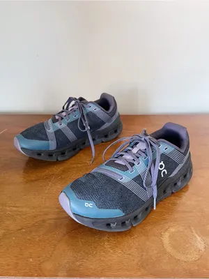 ON Running • Cloudgo Sneakers running shoes Storm / Magnet teal blue athletic thumbnail 2