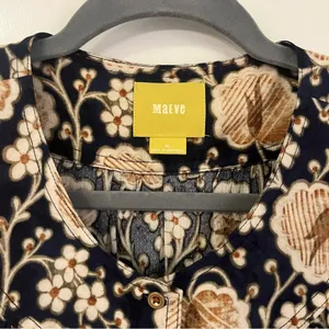 Maeve by Anthropologie Orli floral ombré blouse thumbnail 4