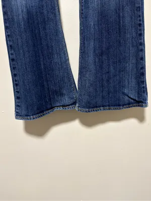 American Eagle Artist Y2K Jeans Low Rise Medium Wash Flare Leg Boho Stretch 6 thumbnail 6