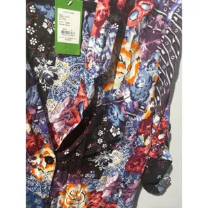 Lilly Pulitzer Anthropologie Resort Paisley Floral Button Up‎ Shirt Medium NWT thumbnail 2