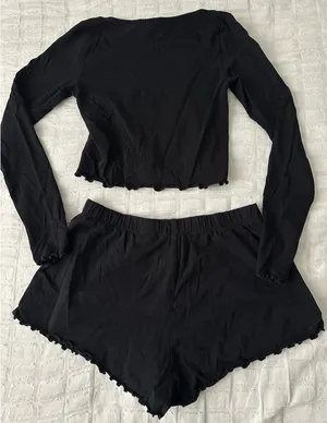 H&M Black Lounge Set thumbnail 2