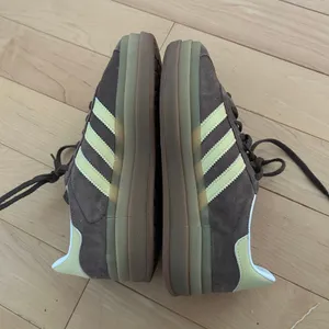 Adidas Gazelle Platform Brown Yellow Bold Sneakers Size 6.5 thumbnail 7