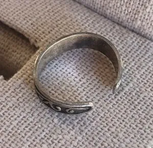 Vintage 925 Silver Ring Size 2 thumbnail 1