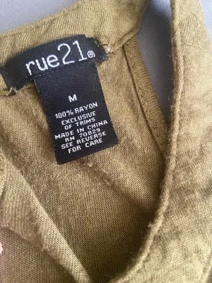 Forever 21 Olive Graphic Tank Top thumbnail 7