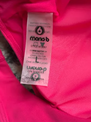 Mono B Hot Pink Activewear Top thumbnail 3