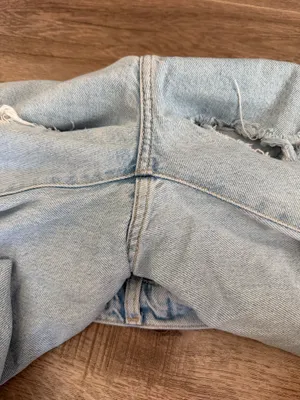 Forever 21 Light Blue High-Rise Straight Jeans thumbnail 6