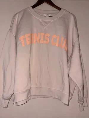 H&M "Tennis Club" Crewneck Sweatshirt XL thumbnail 2
